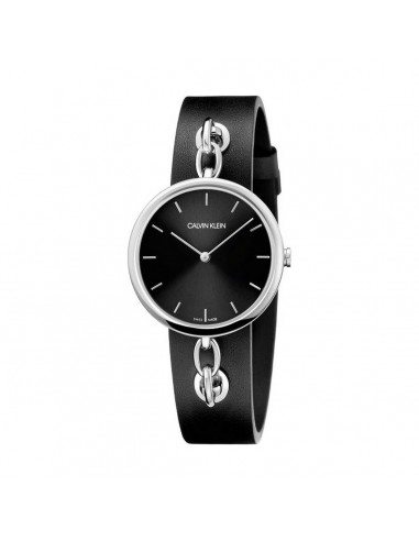 Montre Femme Calvin Klein CHAIN (Ø 34 mm) Véritable concentré