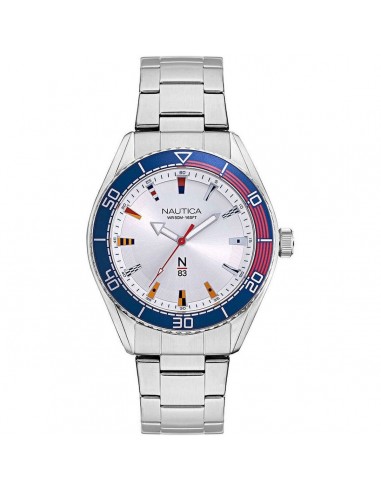 Montre Homme Nautica NAPFWS005 Argenté (Ø 44 mm) Voir les baskets