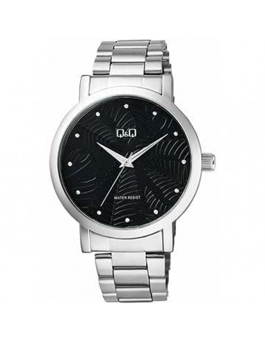 Montre Homme Q&Q Q892J222Y Noir Argenté à prix réduit toute l'année